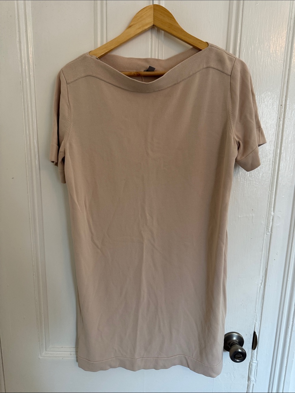 COS Beige Crewneck dress